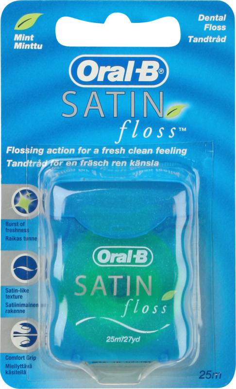 ORAL-B Satinfloss, Mint 25m - Pro Chemist